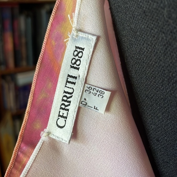 Cerruti 1881 Maxi Dress Paisley Print Slim Spaghetti Strap Back Zip Pastel 2/4 - Picture 6 of 10